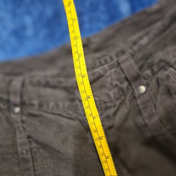 Athleta Black Linen Shorts 6 Small - Picture 6 of 7